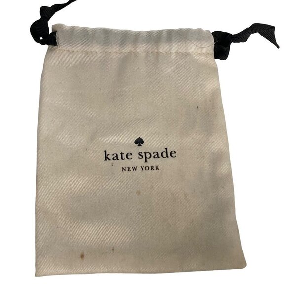 Kate Spade Ready Set Bow Rose Gold Bracelet Dust Bag Preppy Minimalist - Picture 7 of 7